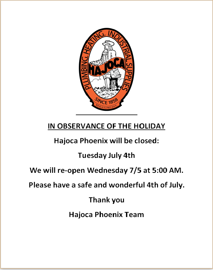 Home Hajoca Corporation Phoenix, AZ